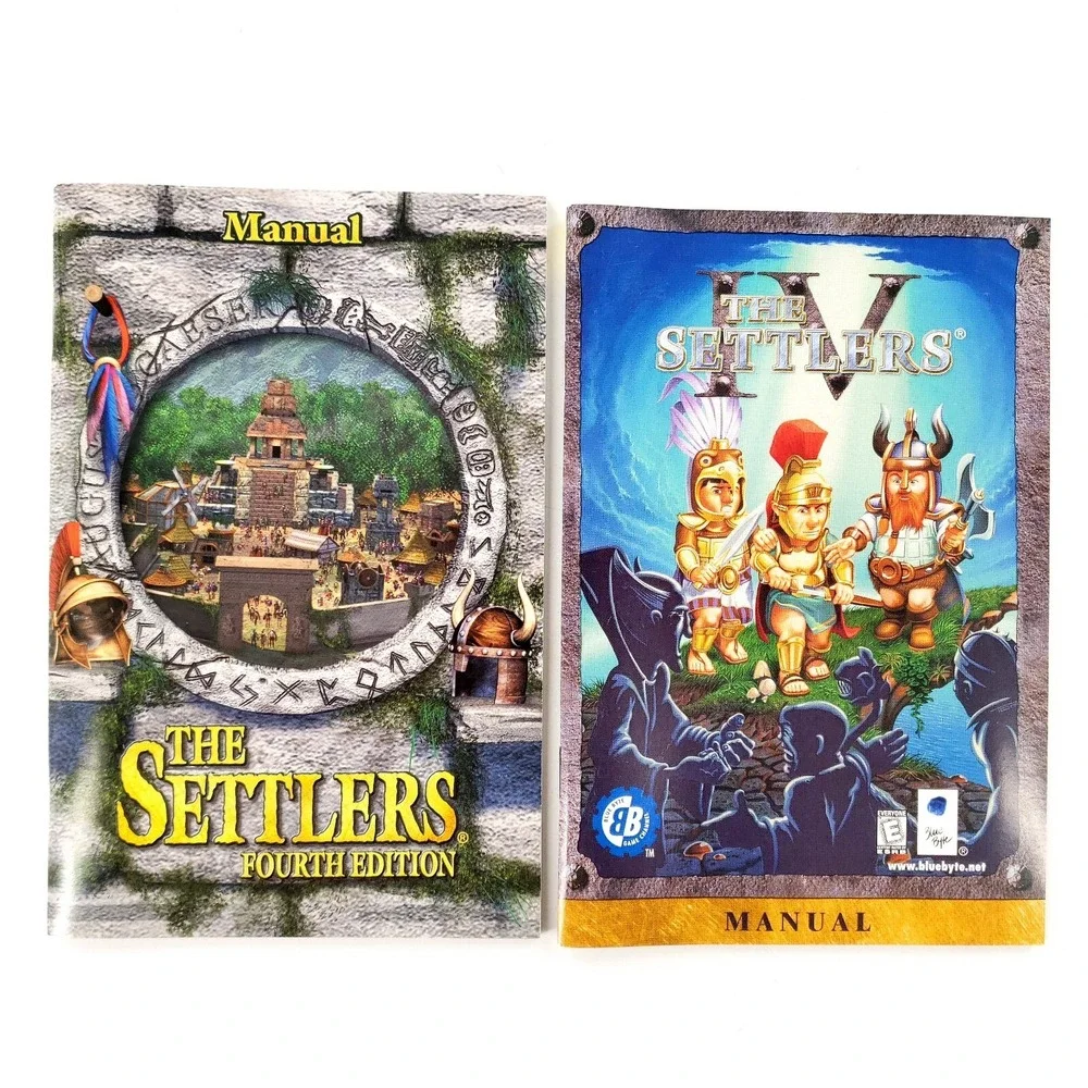 The Settlers IV Fourth Edition (PC) Complete In Jewel Cases w/ Manuals
